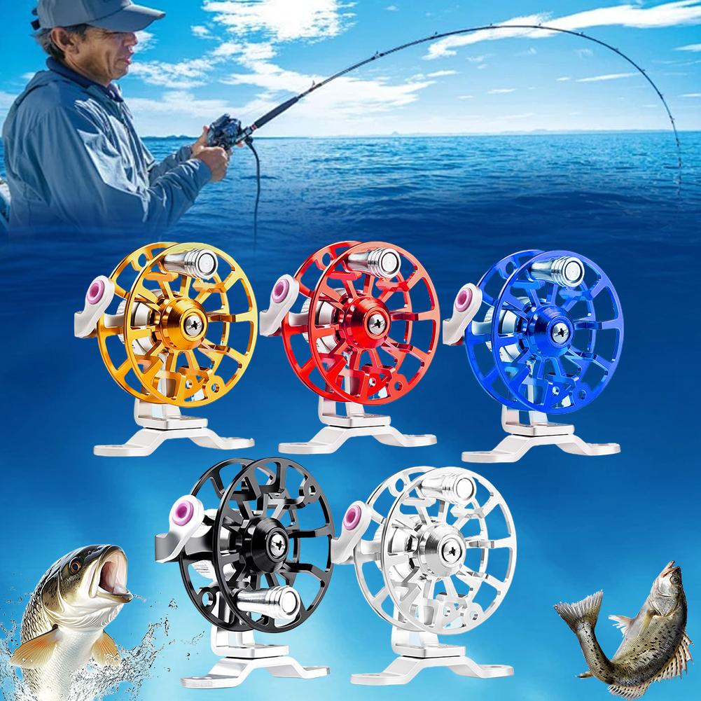Ice Fishing Reel - Миниатюрная цельнометаллическая рыболовная катушка, портативная катушка