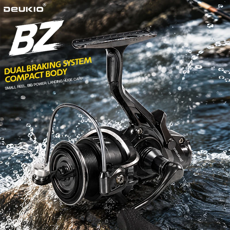 Ice Fishing Reel - Компактная спиннинговая катушка DEUKIO с двойным